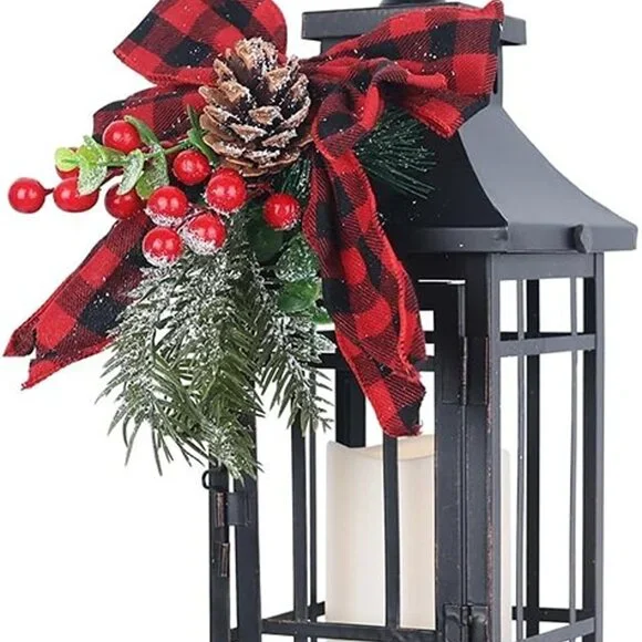 NEW  Christmas Decorations Indoor, Outdoor Christmas Led Lanterns Decorative - Picture 2 of 8